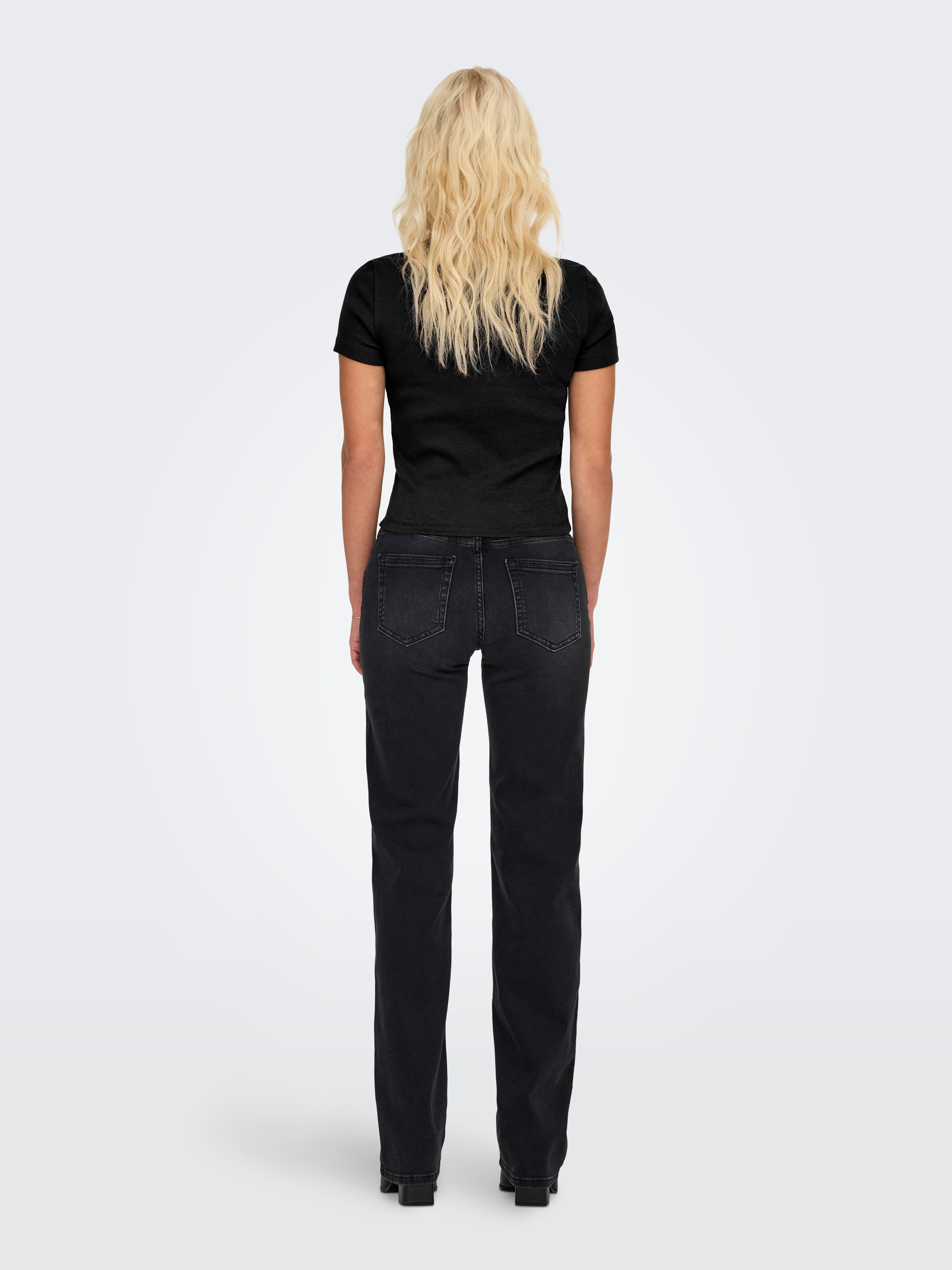 ONLY Kurzarmshirt ONLVAL – Basic-Shirt mit Stretchkomfort für jeden Tag reg günstig online kaufen