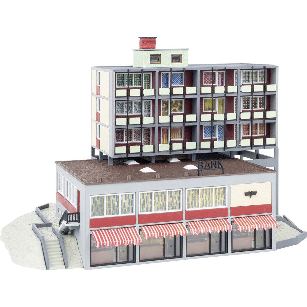 Faller Modelleisenbahn-Gebäude Faller 109928 H0 Modernes Bankgebäude