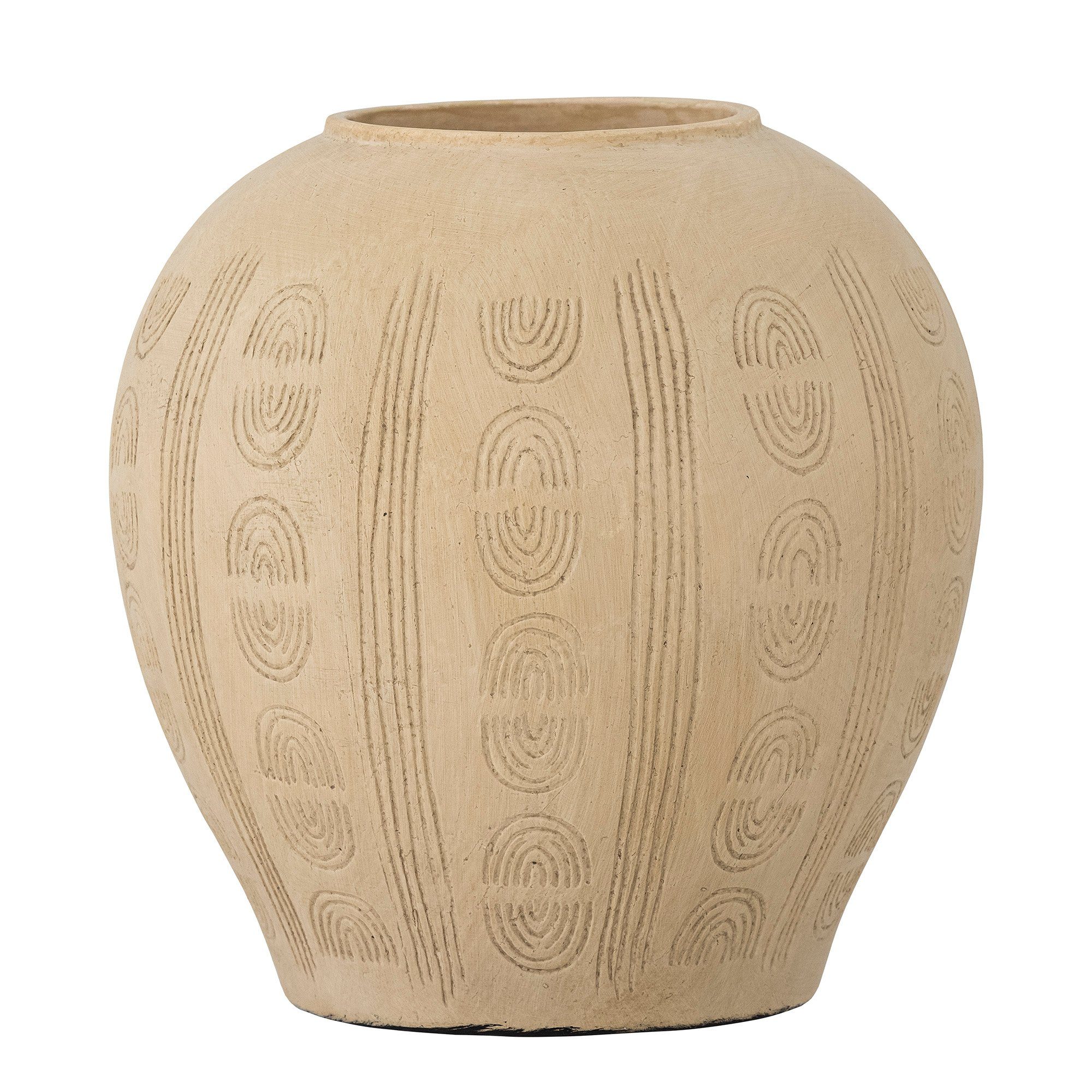 Dekovase Bloomingville Taym Deko-Vase, Natur, Terrakotta