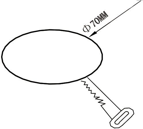 wechselbar, Warmweiß nickelfarben LED LED Einbauleuchte EGLO TEDO1,