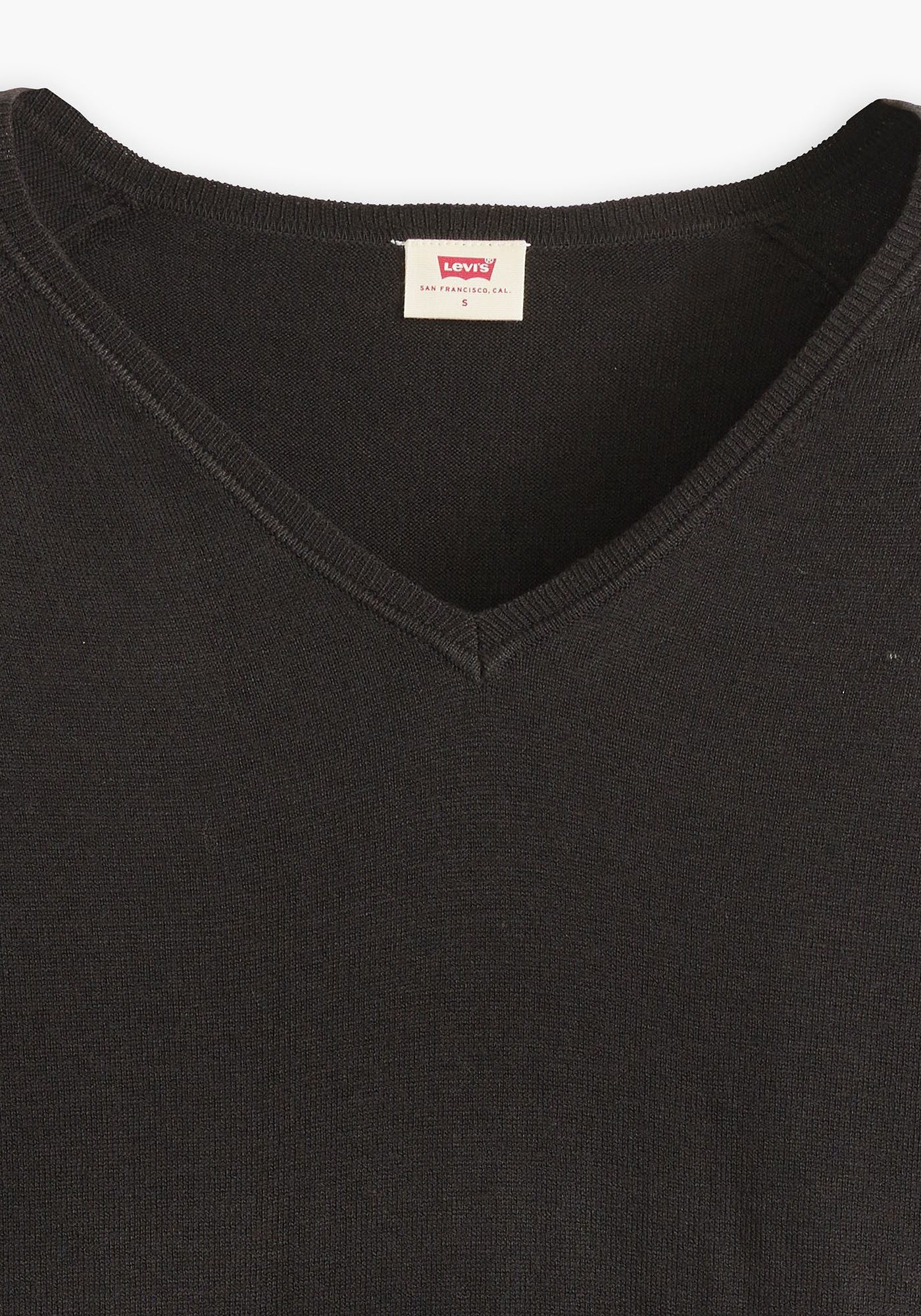 Levi's® Longpullover PETAL VNECK SWEATER mit Rippbündchen