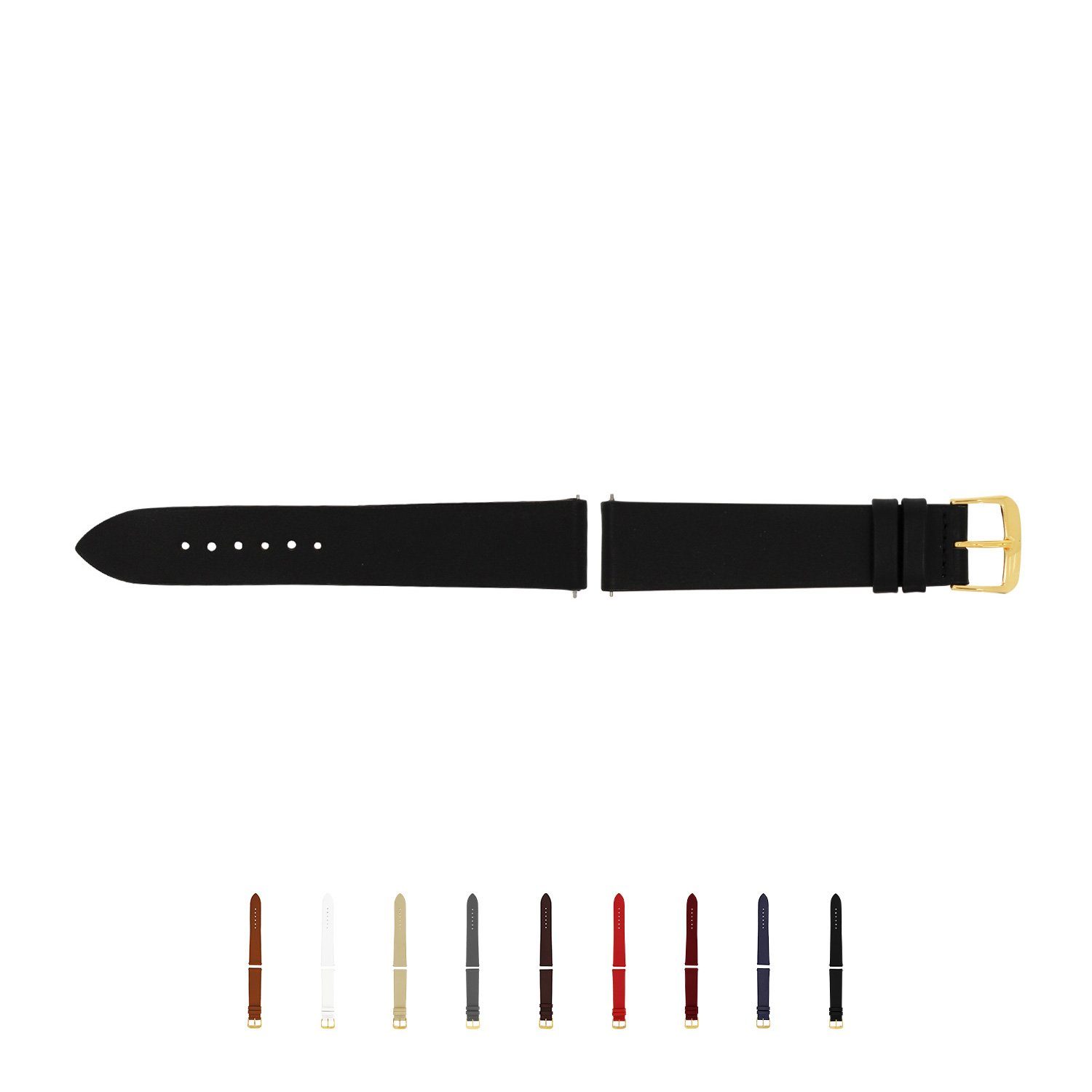 Selva Technik Wechselarmband Uhrenarmband, Wechseln, Naht, Release, ohne zum 22mm Naht, Quick ohne Germany gelb einfachen schwarz in made