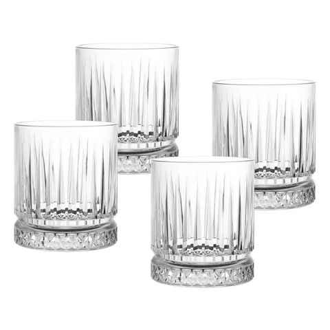 Pasabahce Gläser-Set Elysia, Glas, Cocktailgläser, Saftgläser 4-er Set, und Kristall-Look 4-er Set 210ml