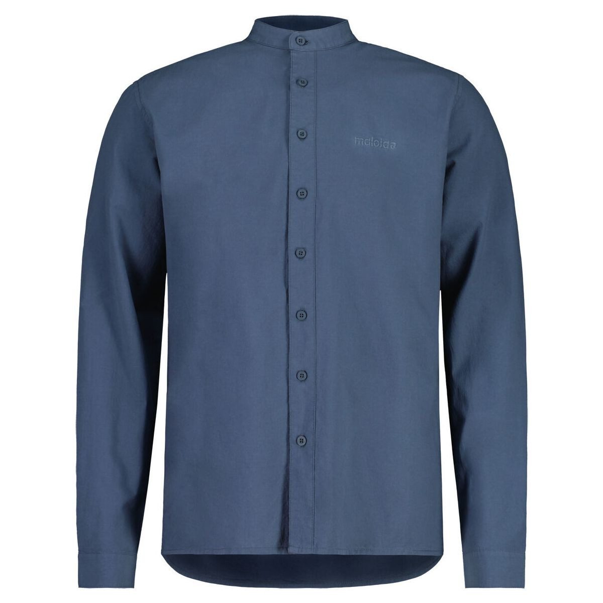 Maloja Kurzarmshirt MartinoM. Hemd aus Hanf und Bio-Baumwolle. Mit Stehkragen, Manschetten und