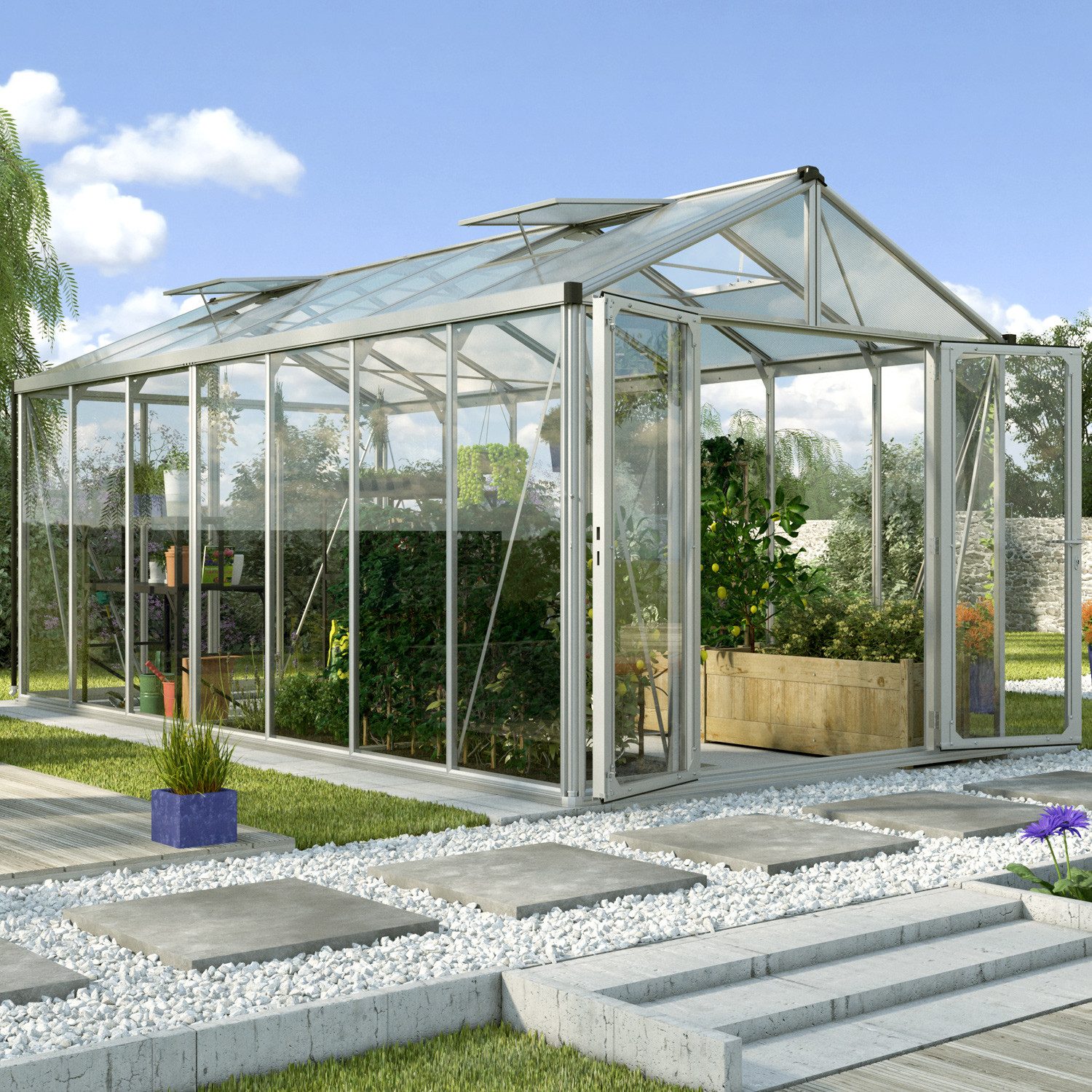 Vitavia Gewächshaus Zeus Comfort 13800,...