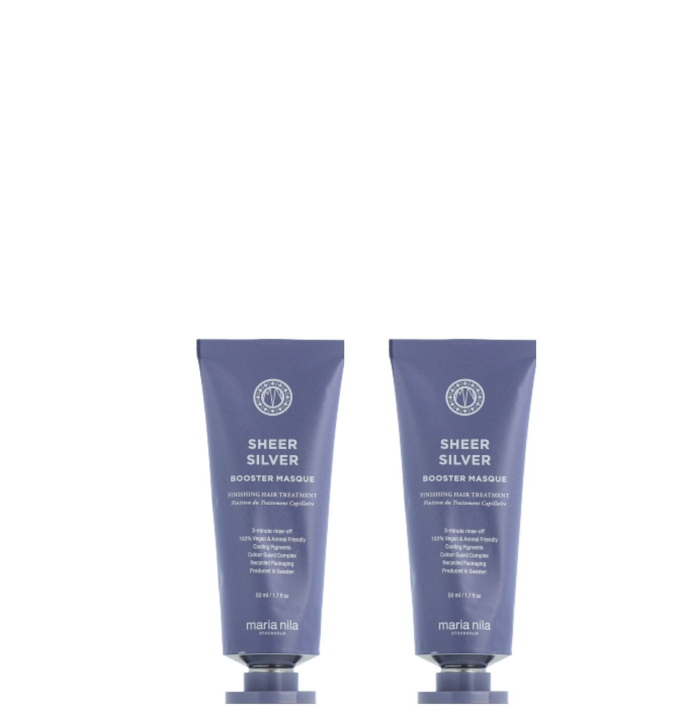 Maria Nila Haarmaske Sheer Silver Booster Masque 2x 50ml = 100ml