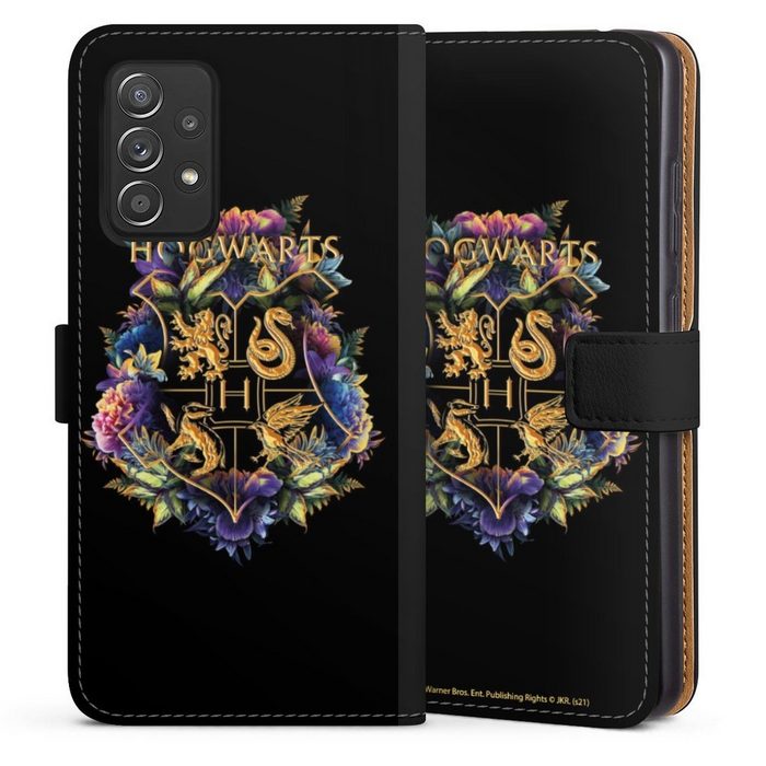 DeinDesign Handyhülle Harry Potter Hogwarts Wappen Hogwarts Emblem Samsung Galaxy A52 5G Hülle Handy Flip Case Wallet Cover