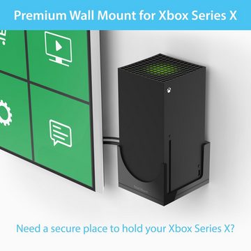 Innovelis TotalMount Cube, Mounting Frame, Wand Halterung, Schwarz Konsolen-Halterung, (Microsoft Xbox Series X)