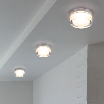 etc-shop LED Einbaustrahler, Leuchtmittel inklusive, Warmweiß, 9er Set LED Einbau Leuchten Design Decken Lampen klar Büro