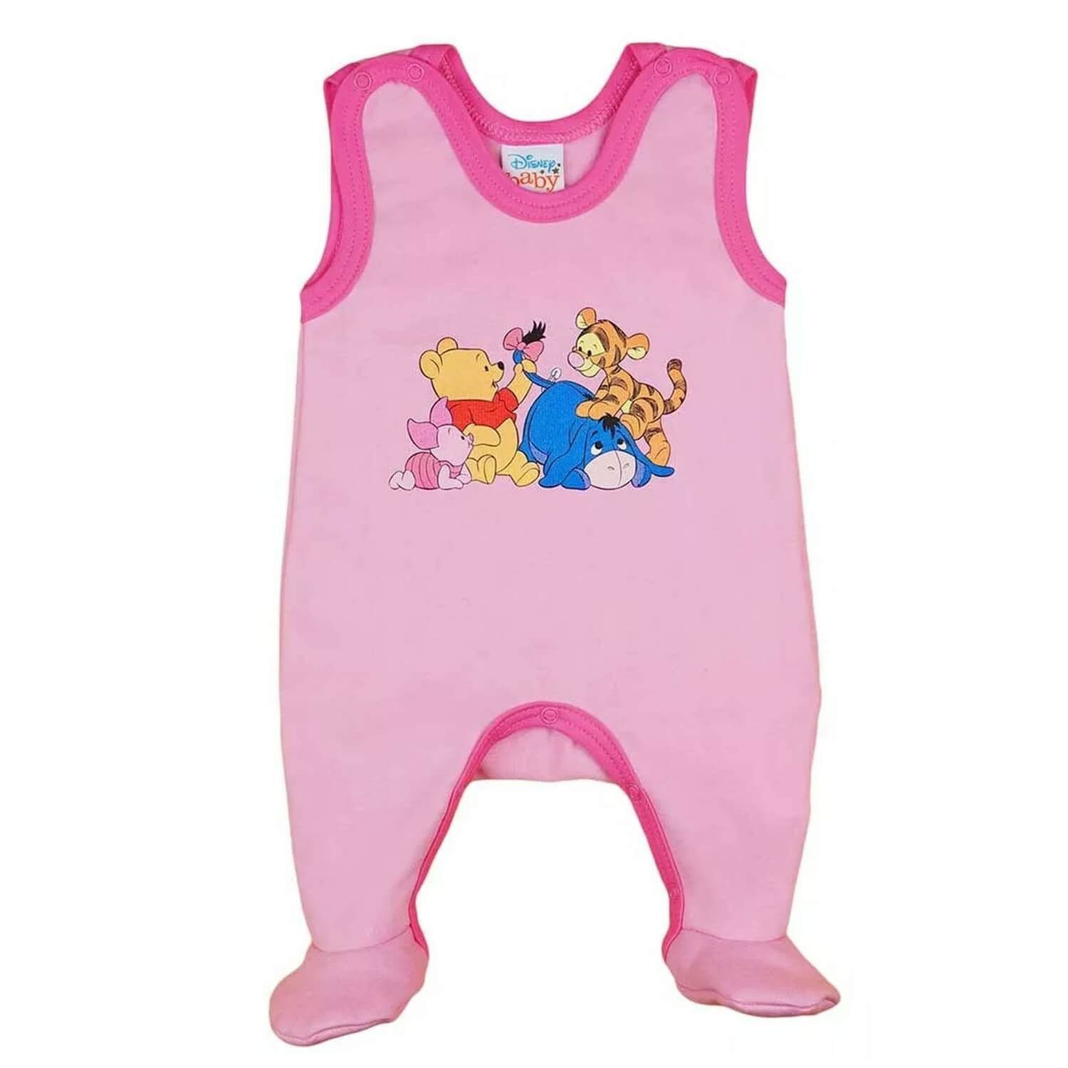 Babybogi Strampler »Disney Winnie the Pooh Strampler für Baby Mädchen, Rosa  Warm Flauschiger, ärmelloser Strampler«