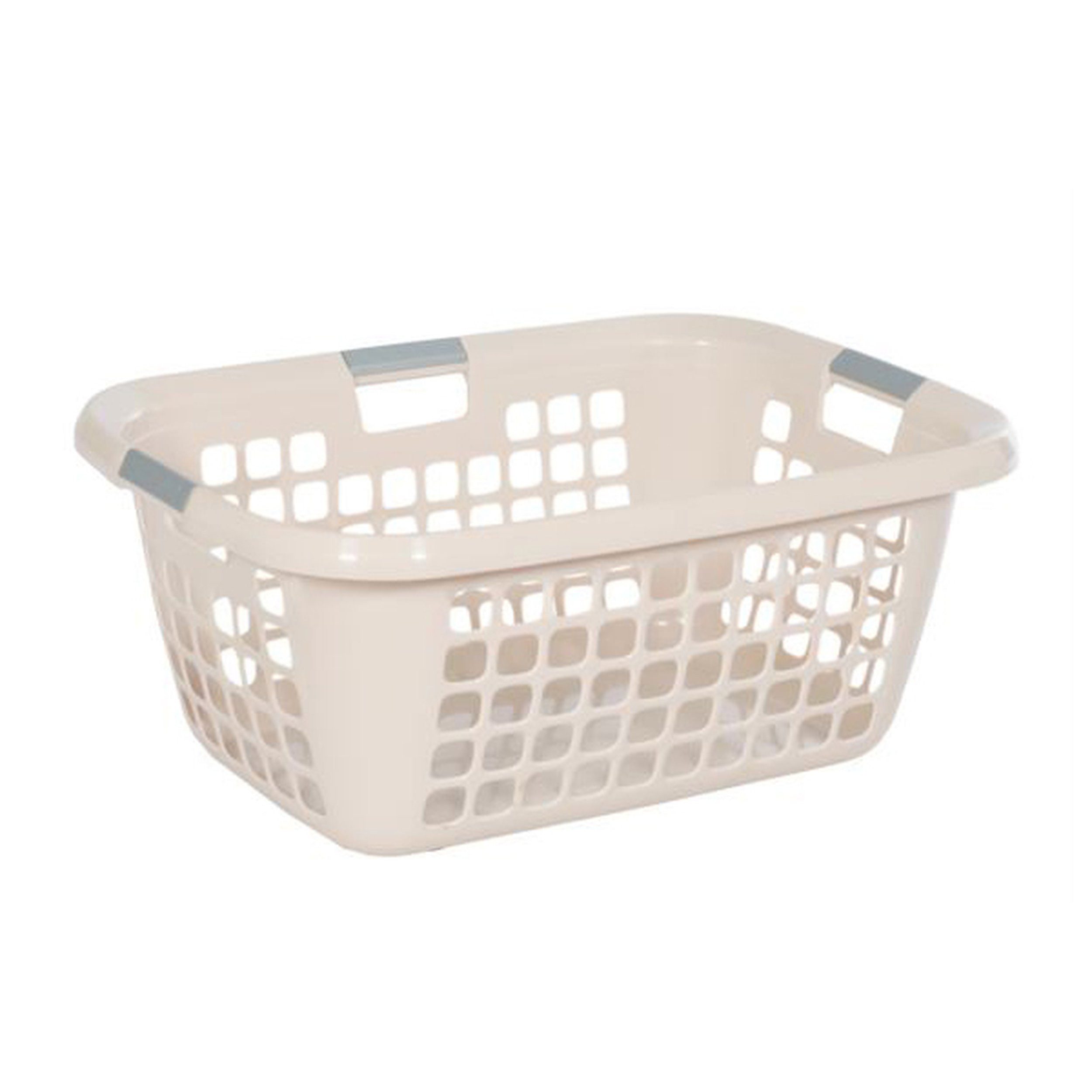 Teko-plastic Wäschewanne Teko-Plastic Wäschekorb Easy 49L – Creme Kunststoff