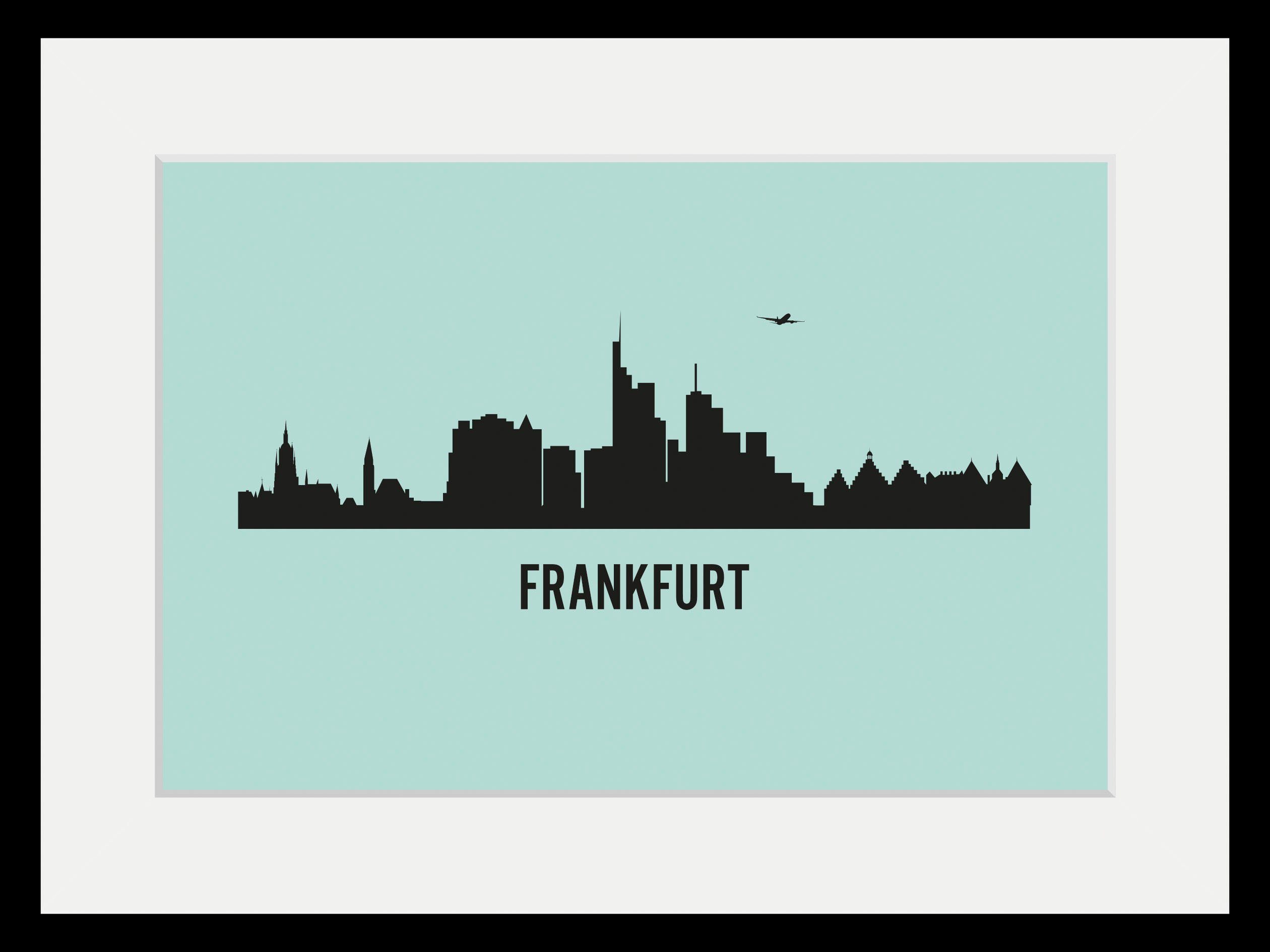 St) Bild Städte (1 Frankfurt queence Skyline,