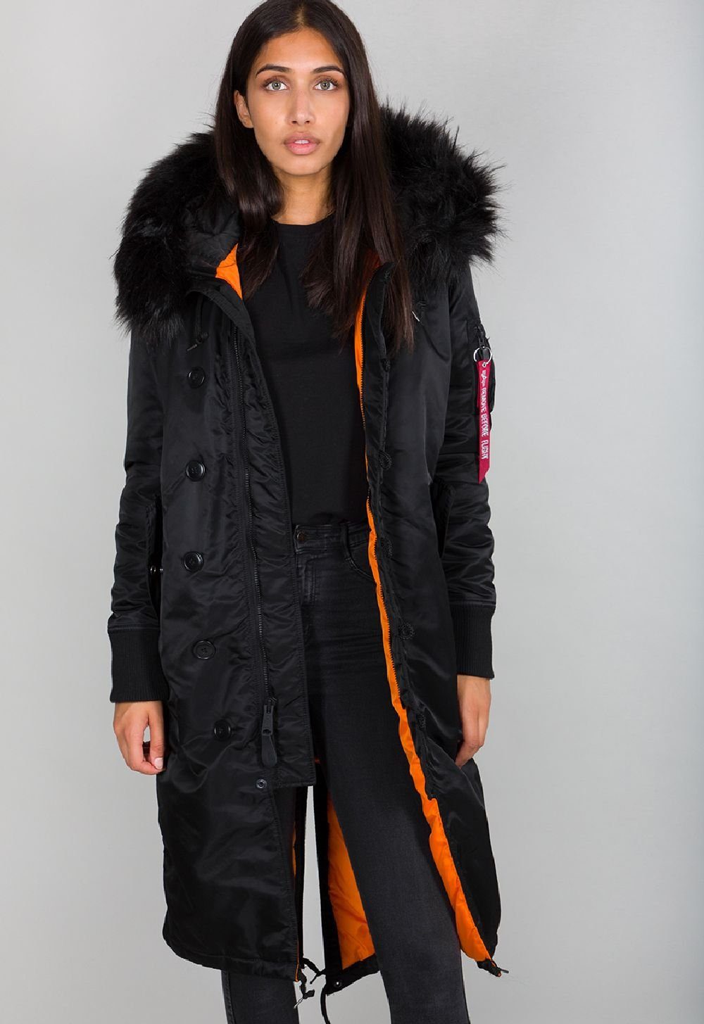 Alpha Industries Kurzjacke Long Fishtail Wmn