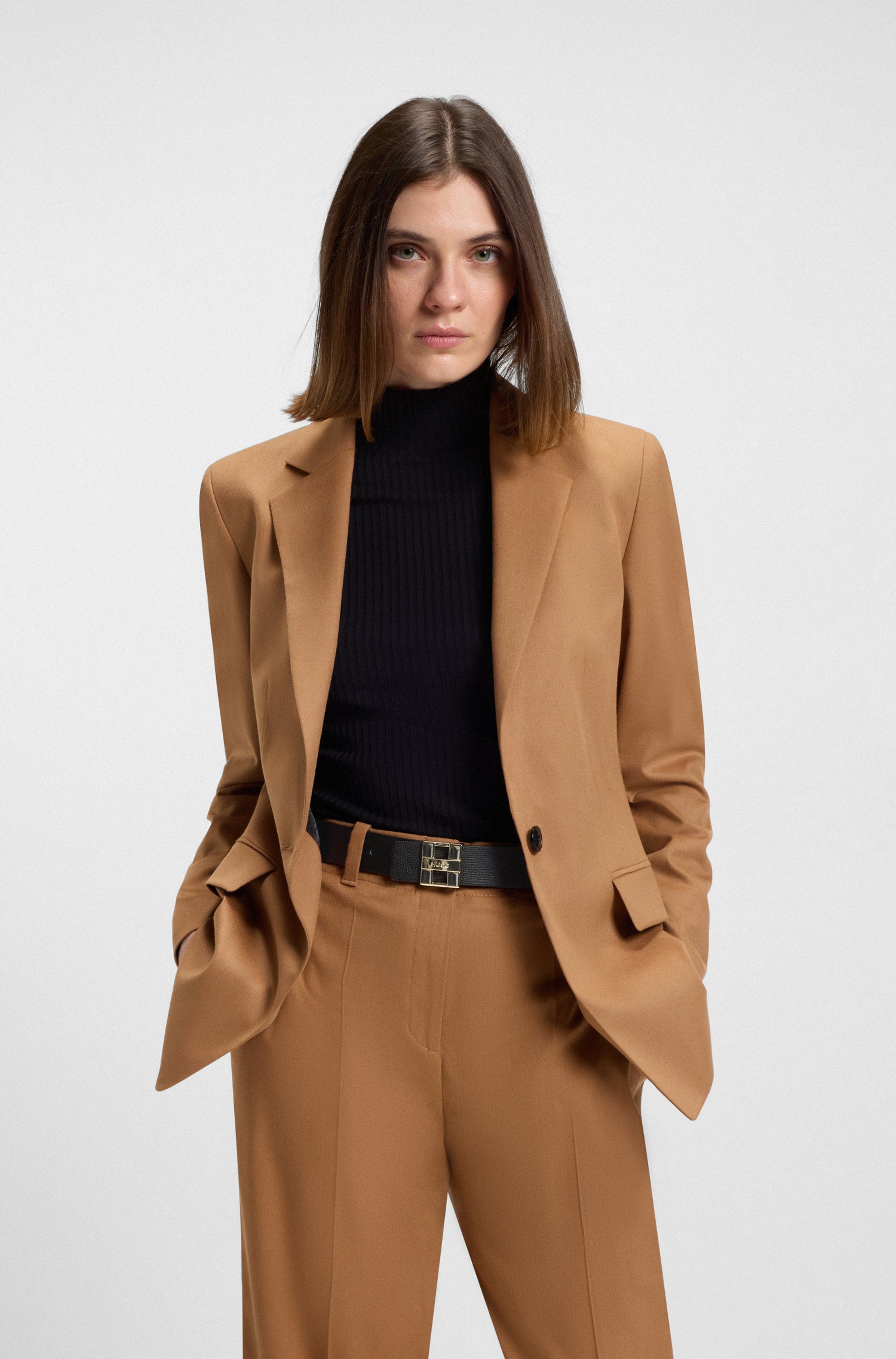 HUGO Wendegürtel Zita Sr35 aus genarbtem und glattem Leder günstig online kaufen