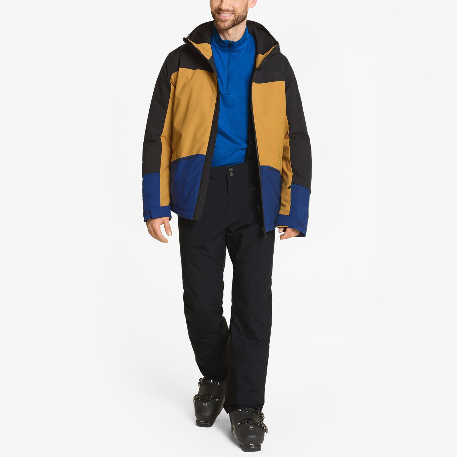 Ziener Skihose Skihose Tronador Man mit abnehmbaren Hosenträgern