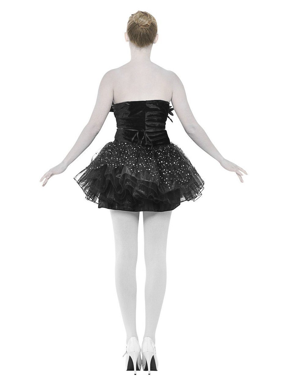 Smiffys Kostüm Dunkler Schwan Ballerina Kleid - Fasching Karneval