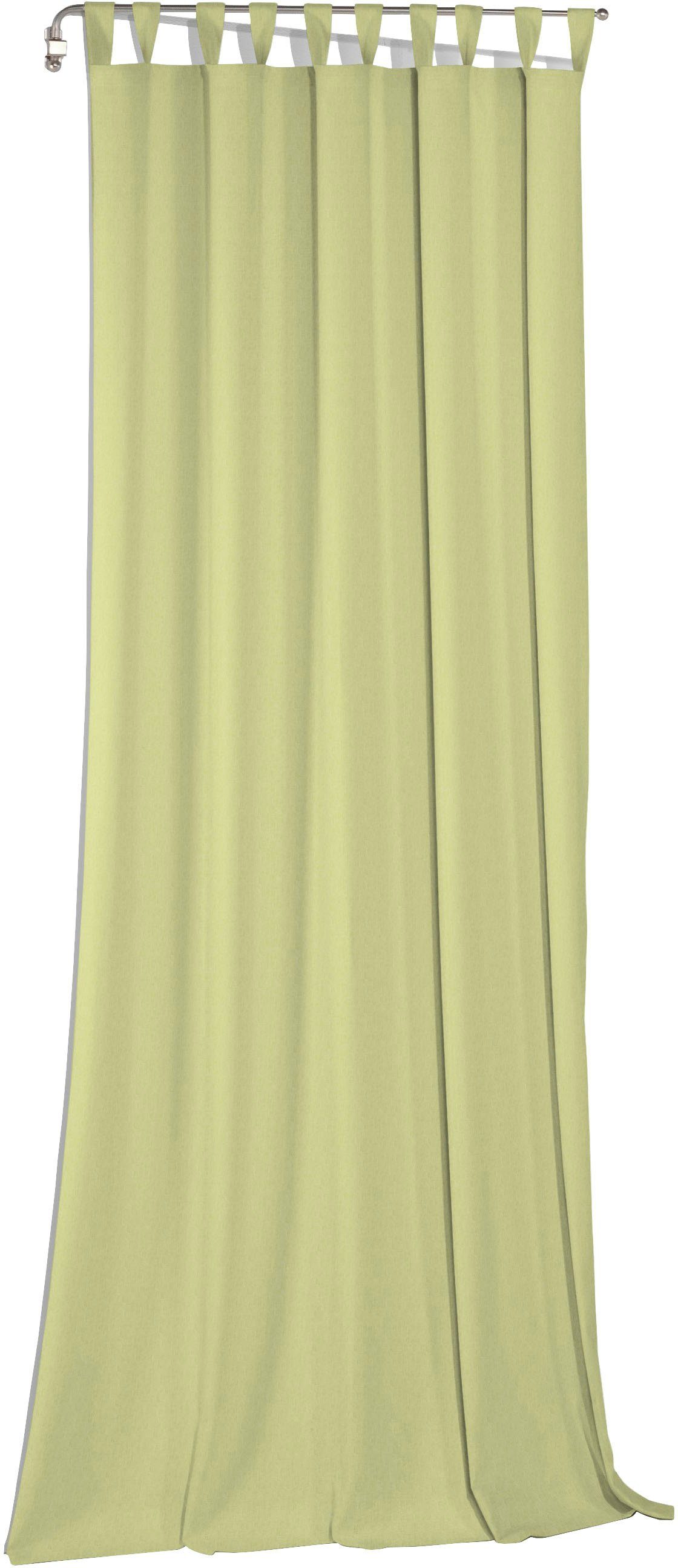 Eleganter Stil Vorhang Sunday, Wirth, Schlaufen (1 grün Maß St), nach halbtransparent
