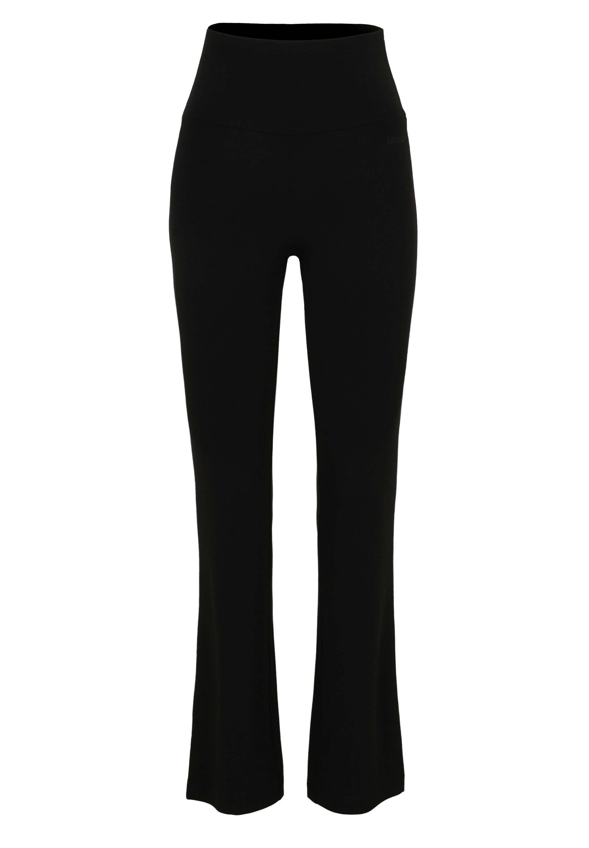 Les Lunes Bootcuthose BELLE Warm Flared Leggings Thermo Thermoeffekt, gebrushte Innenseite, Hoher bund