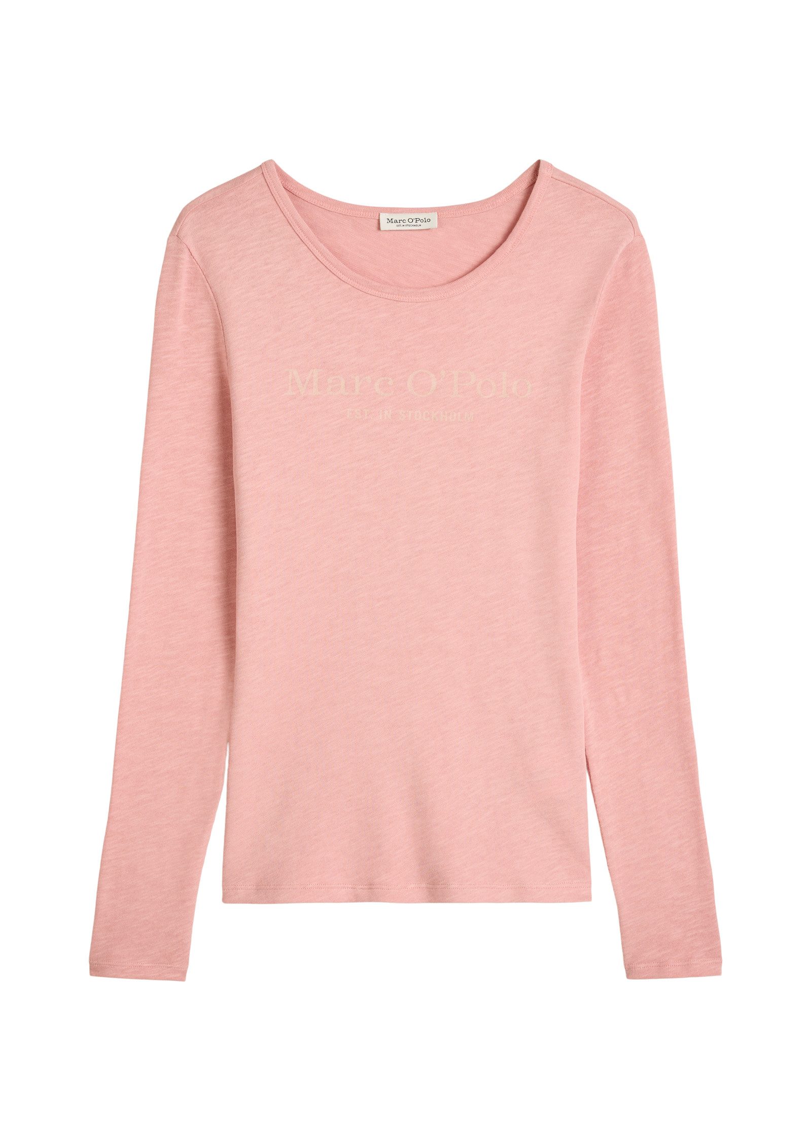 Langarmshirt aus Slub Jersey