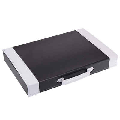 GRÄWE Besteckkoffer GRÄWE Koffer schwarz/weiß leer für 30-tlg. Besteck, Kunstleder