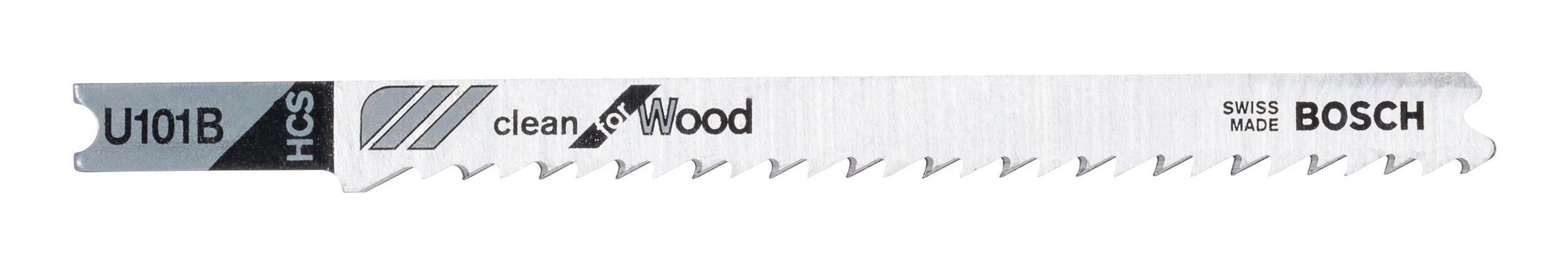 U Wood (3 Stück), for - Stichsägeblatt 3er-Pack BOSCH B 101 Clean