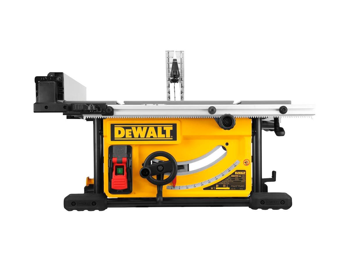 DeWalt Tischkreissäge DWE7492-QS, Set, 2000 W Motorleistung, Sägeblatt-Ø: 250 mm, AirLock kompatibel