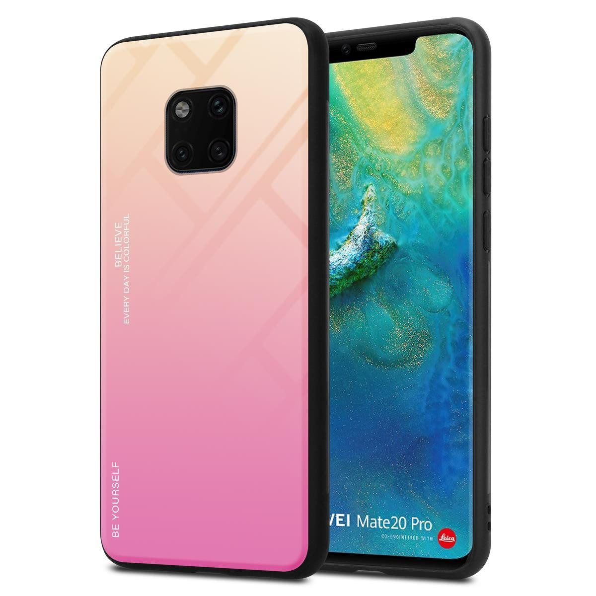 Cadorabo Handyhülle für Huawei MATE 20 PRO Hülle Huawei MATE 20 PRO, Robustes Hard Case - Handy Schutzhülle - Hülle - Back Cover Bumper