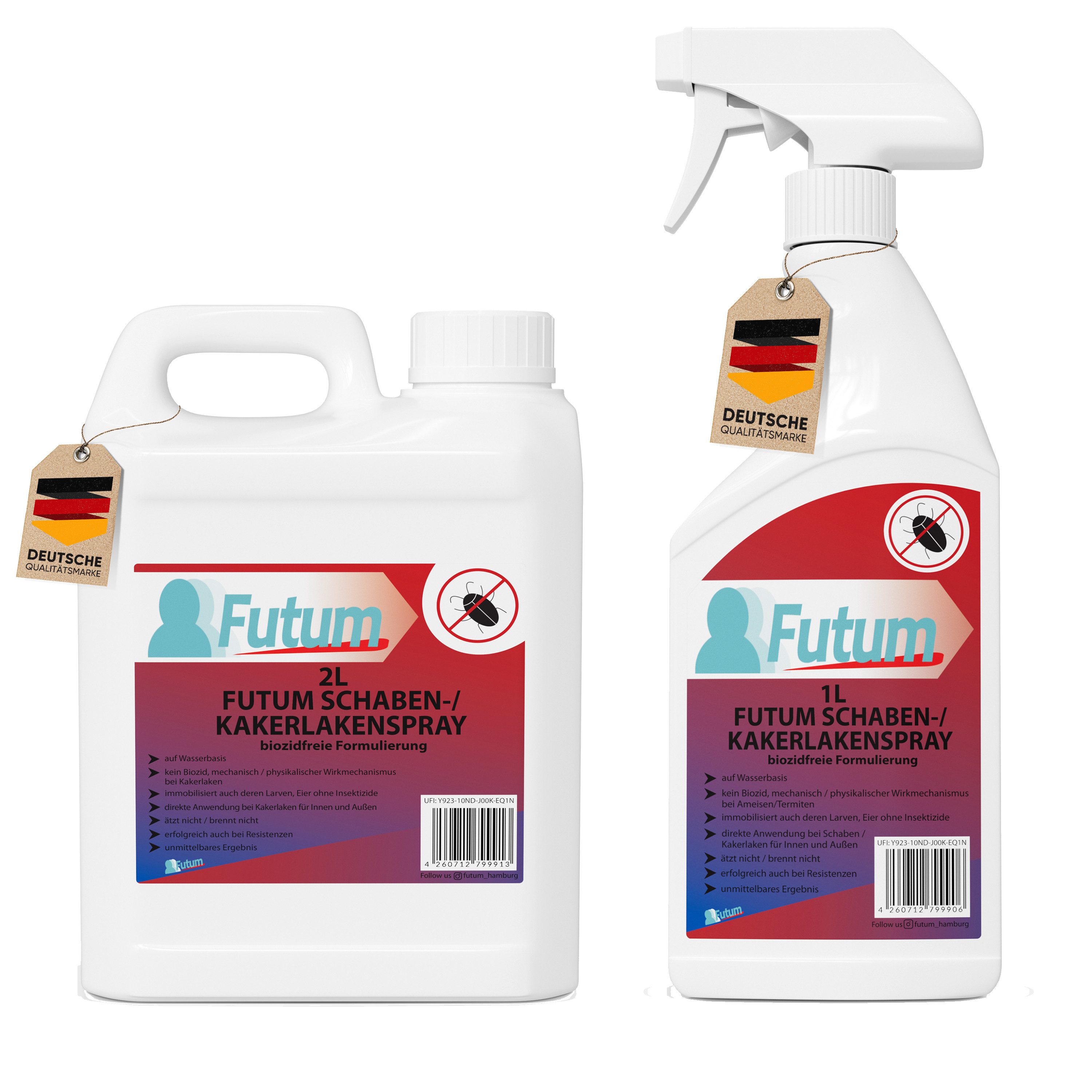 Insektenspray Kakerlaken Spray Schaben Spray Küchenschaben Abwehr