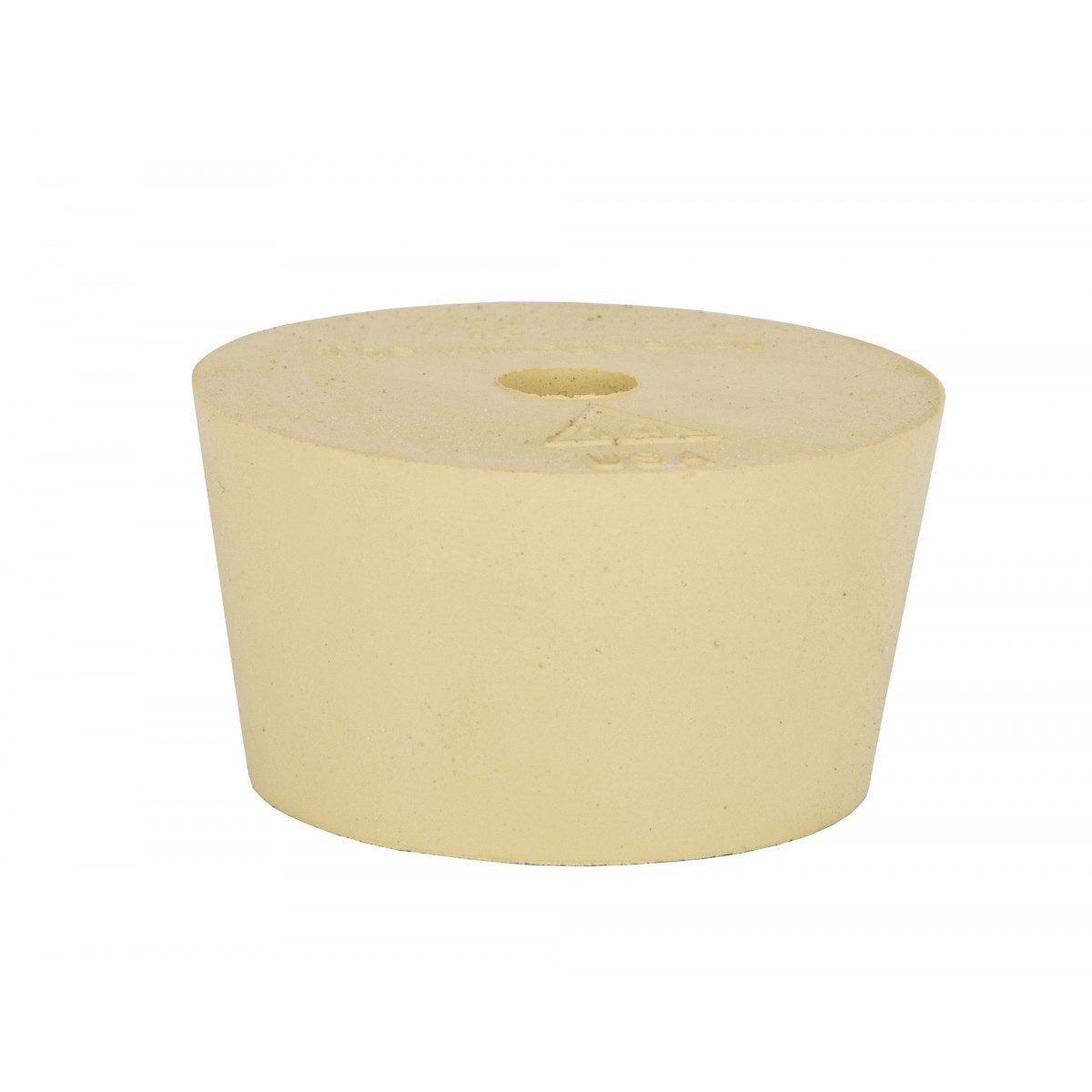 ich-zapfe Fermentationsdeckel Gummistopfen für Gärungsflasche, PET 12/23L, mit Loch 9 mm