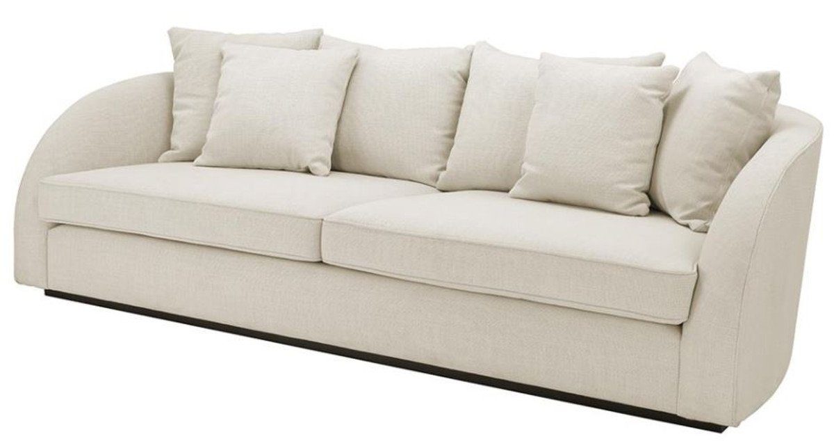 cm Designer 91 Luxus Sofa Naturfarbig - Sofa Casa x H. 255 Hotel 72 Kollektion x Padrino