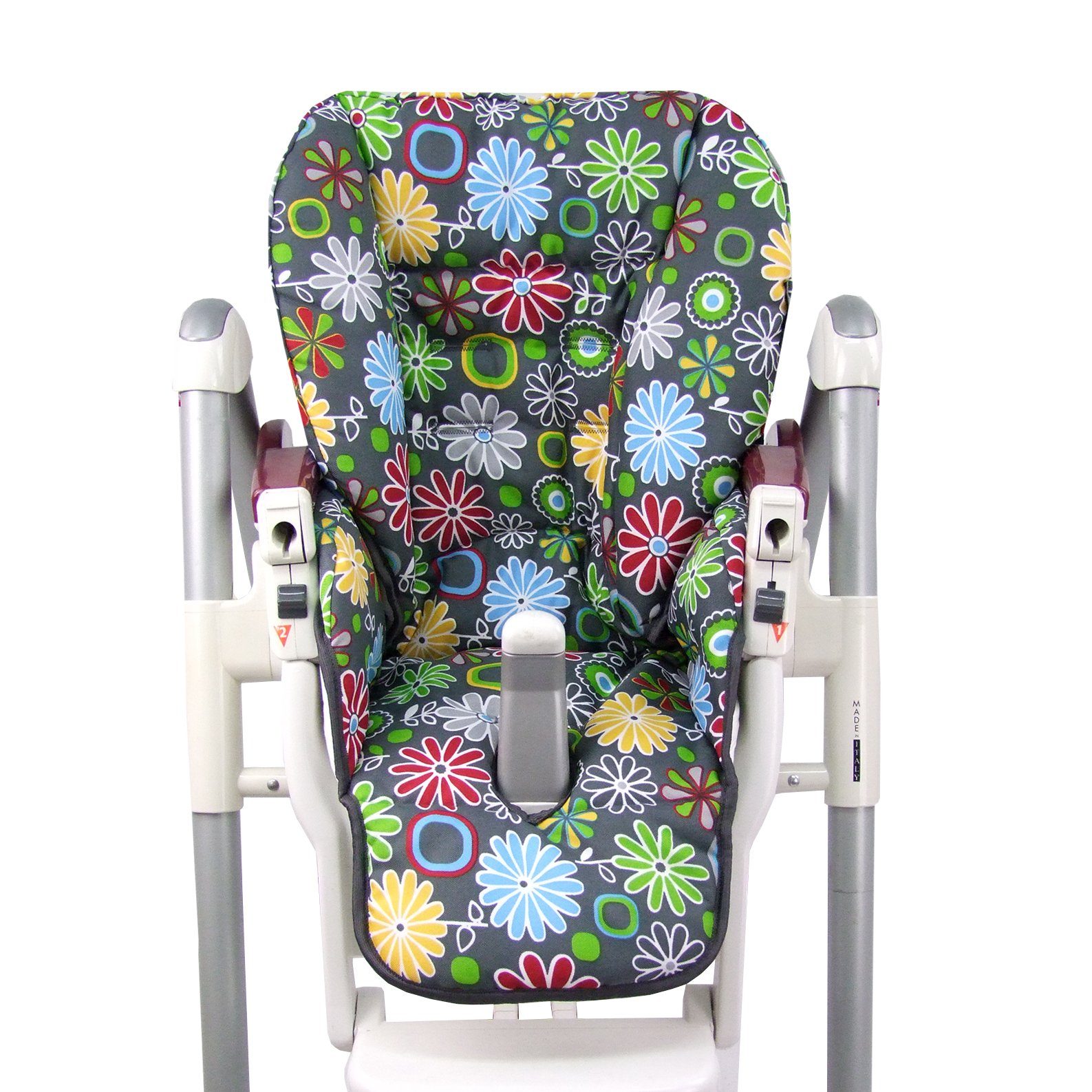 BambiniWelt by Rafael K. Hochstuhlauflage Ersatzbezug Sitzkissen kompatibel mit PEG PEREGO Prima Pappa Diner, für Kinderhochstuhl