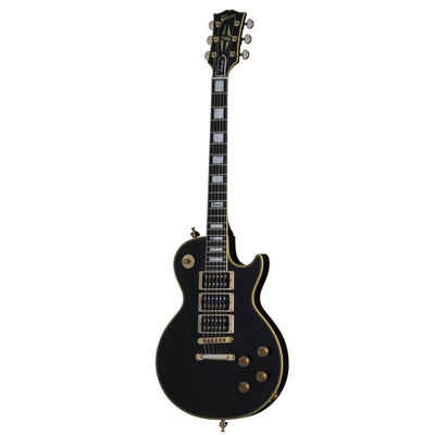 Gibson E-Gitarre, Peter Frampton "Phenix" Inspired Les Paul Custom Ebony - Custom E-Gi