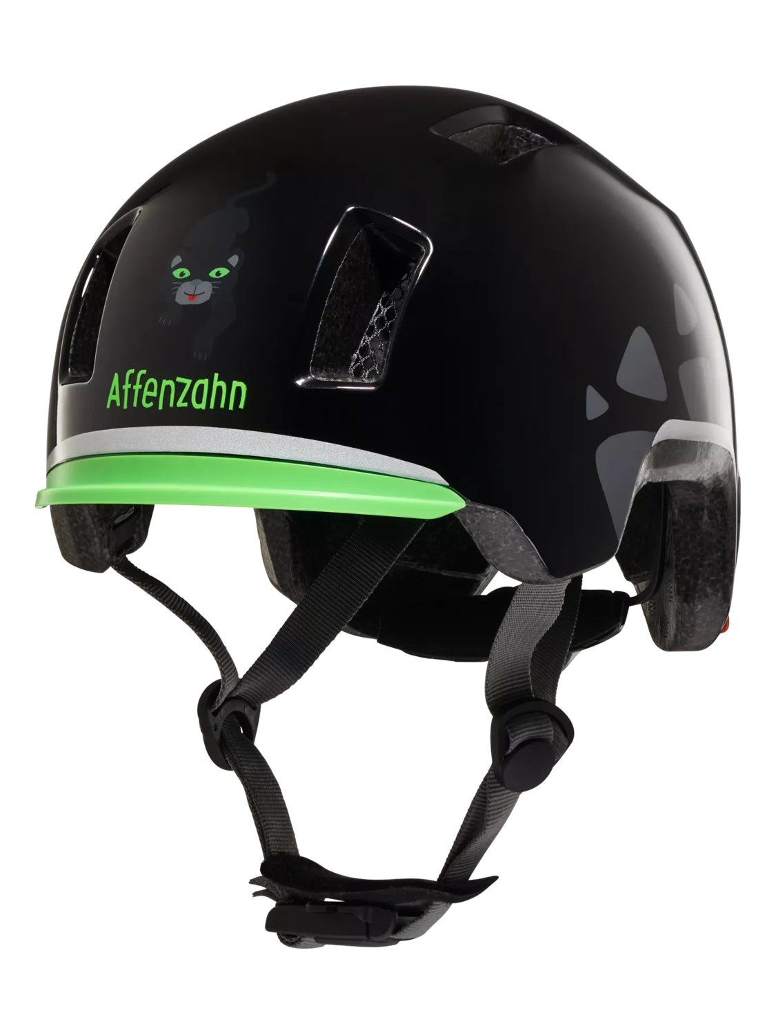 Affenzahn Kinderfahrradhelm Fahrradhelm, mit integriertem Rücklicht
