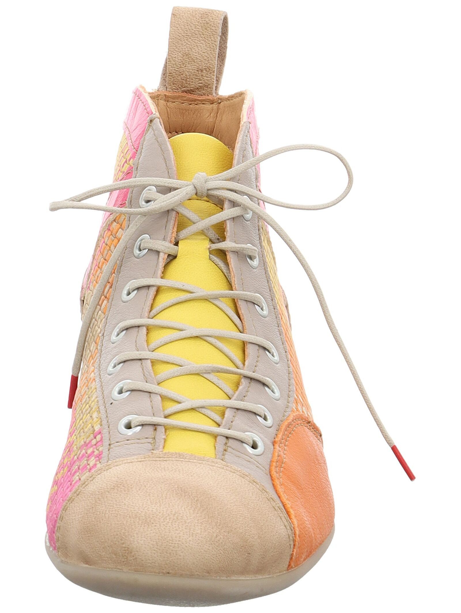 Think! Think! Stiefelette Nappaleder Schnürstiefelette