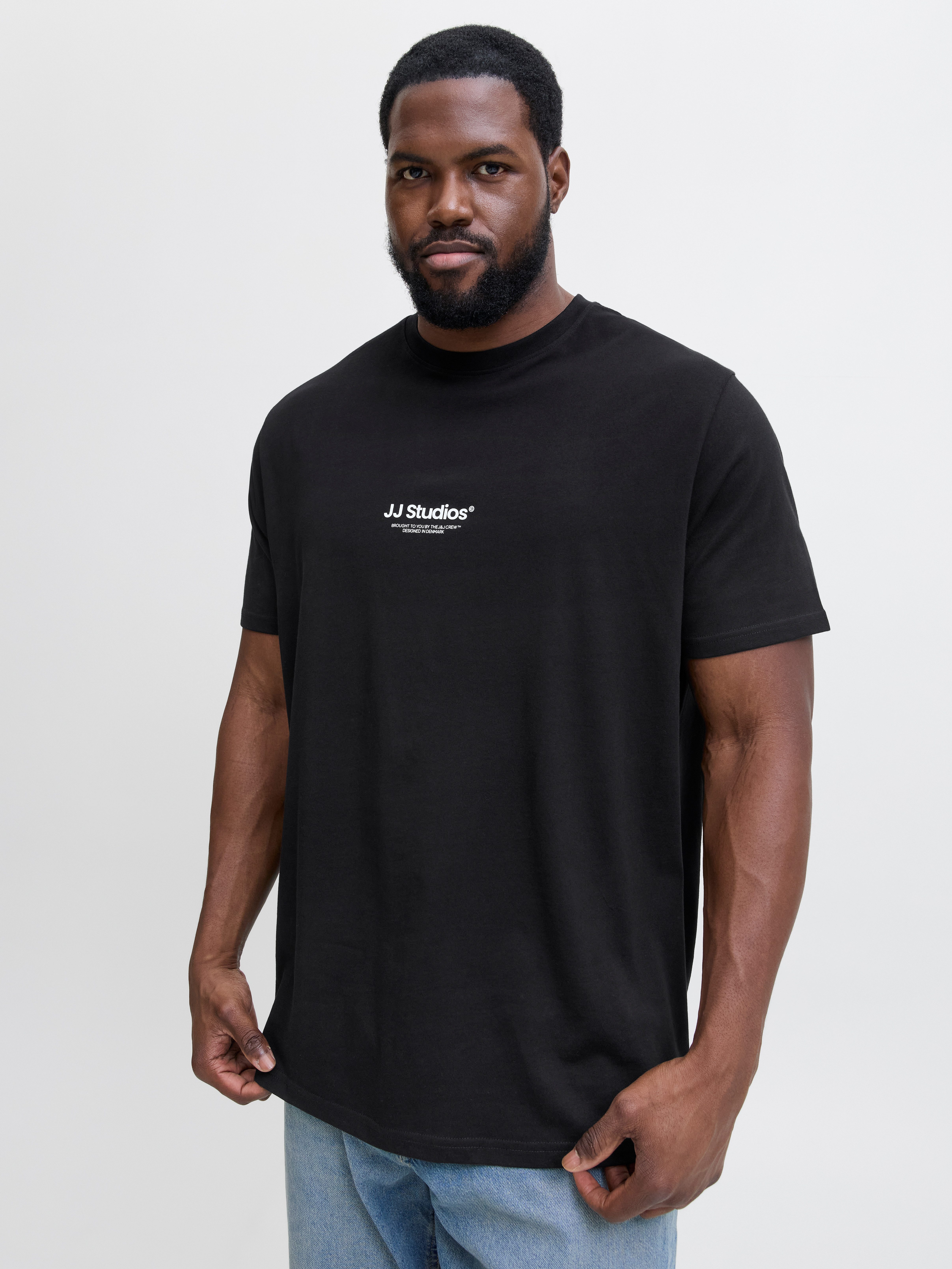 Jack & Jones PlusSize T-Shirt JJESOHO TEE SS CREW NECK NOOS PLS mit Logobra günstig online kaufen