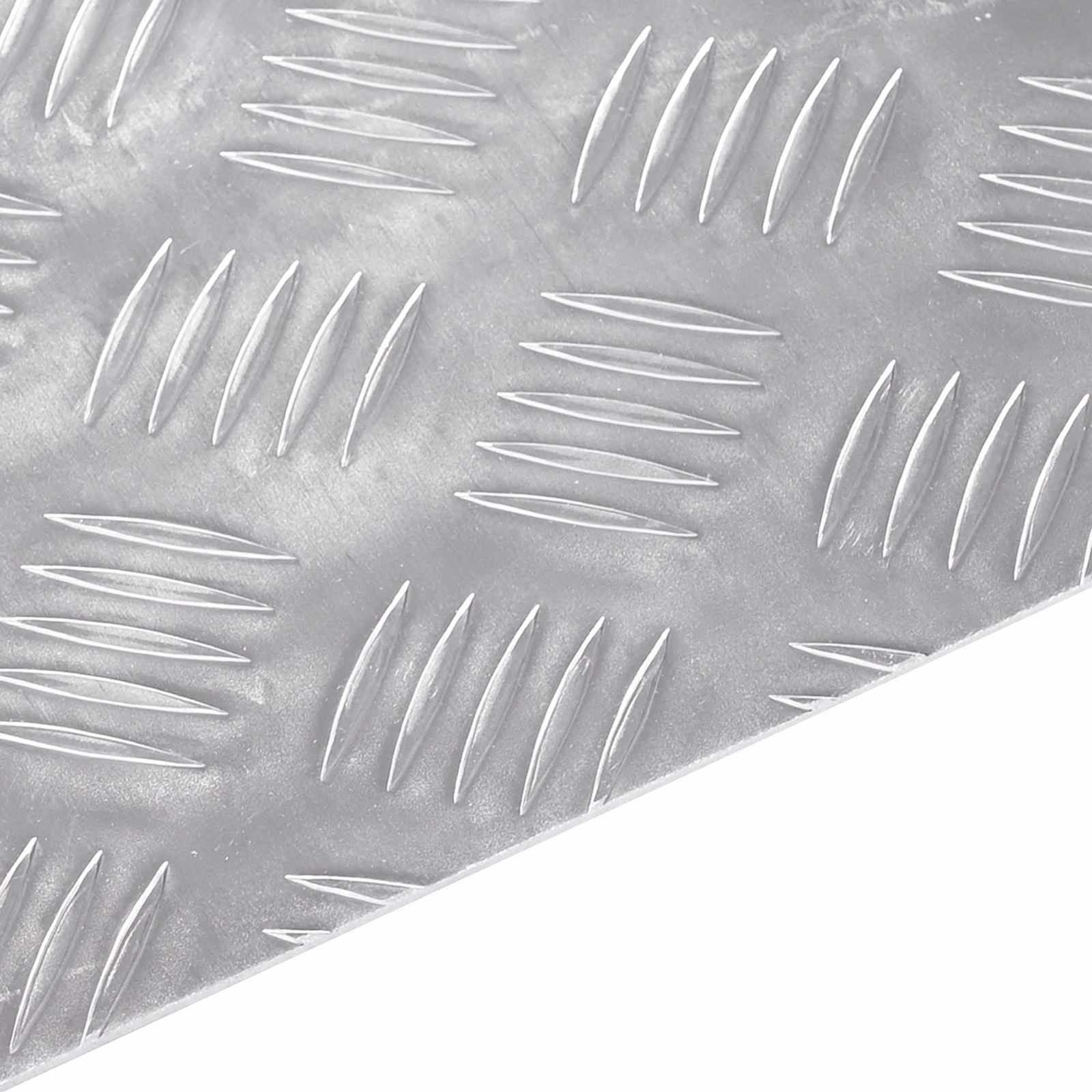 vidaXL Stufenmatte Treppe Tritt Rechtwinklig 2 pcs Silber 50 x 25 cm Aluminium, Rechteckig