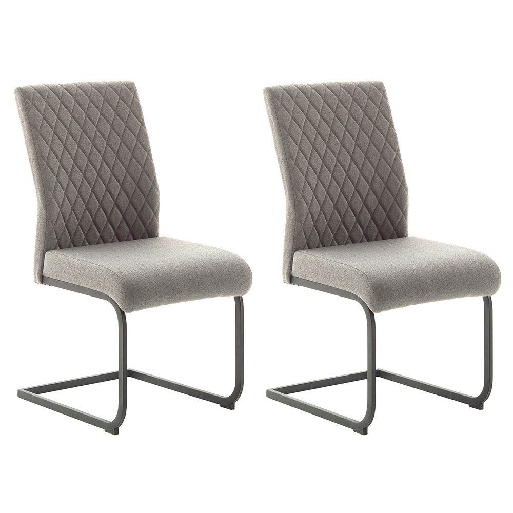 Lomadox Freischwinger SVELVIK-05, Esszimmerstühle 2er Set günstig online kaufen