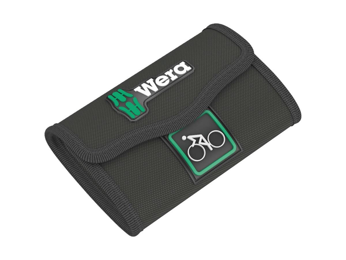 Wera Schraubendreher Bicycle Set 2, (Set, 13 St), Bits-Handhalter mit Rapidaptor Schnellwechselfutter, inkl. Falttasche