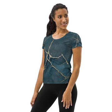 raxxa Trainingsshirt Damen Sport T-Shirt Teal Mineral Glamour