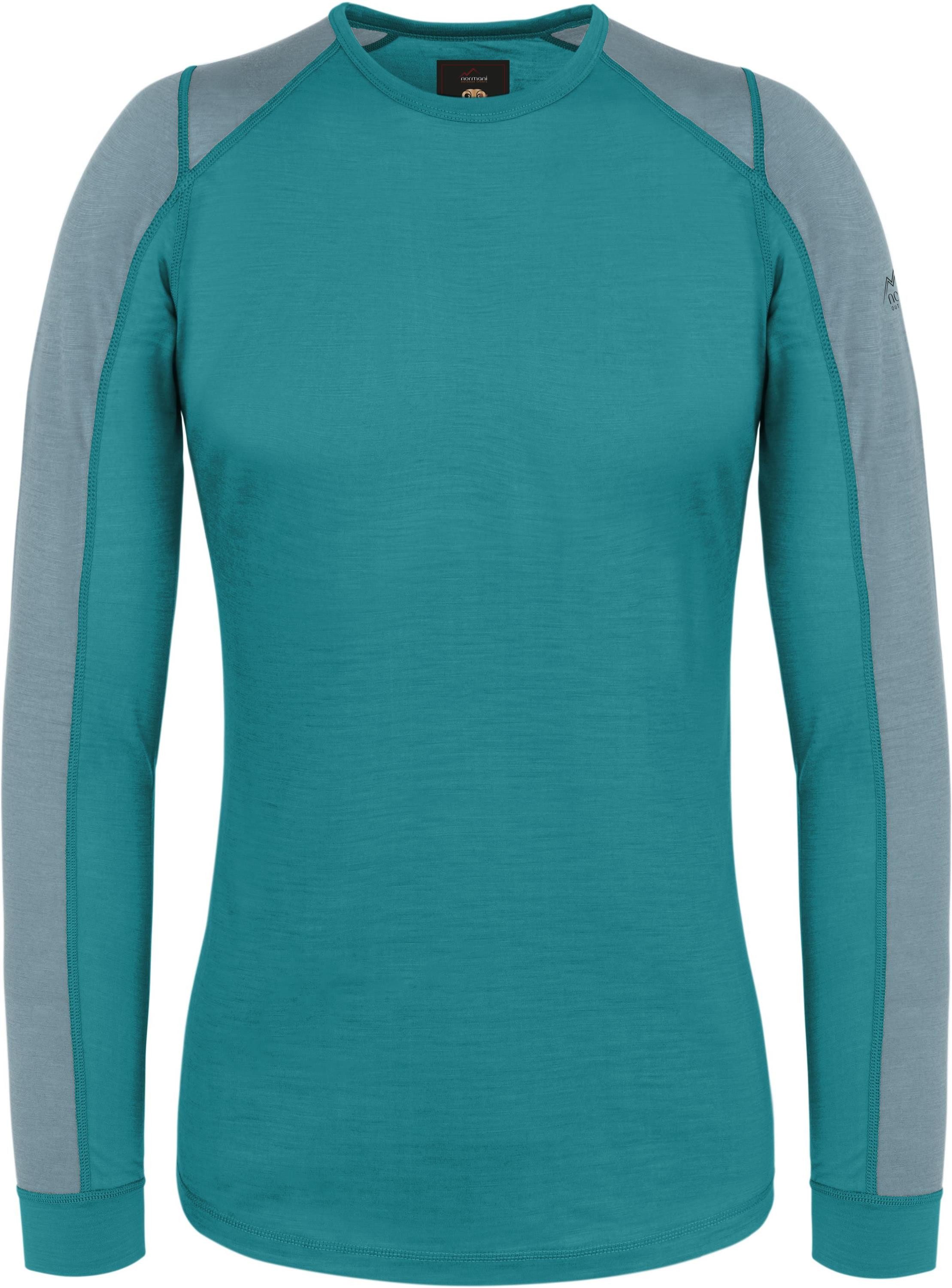 normani Langarmshirt Damen Merino Langarm-Shirt Goulburn Ultraleichter Sommer Outdoor Pullover - 100 % RWS Merinowolle