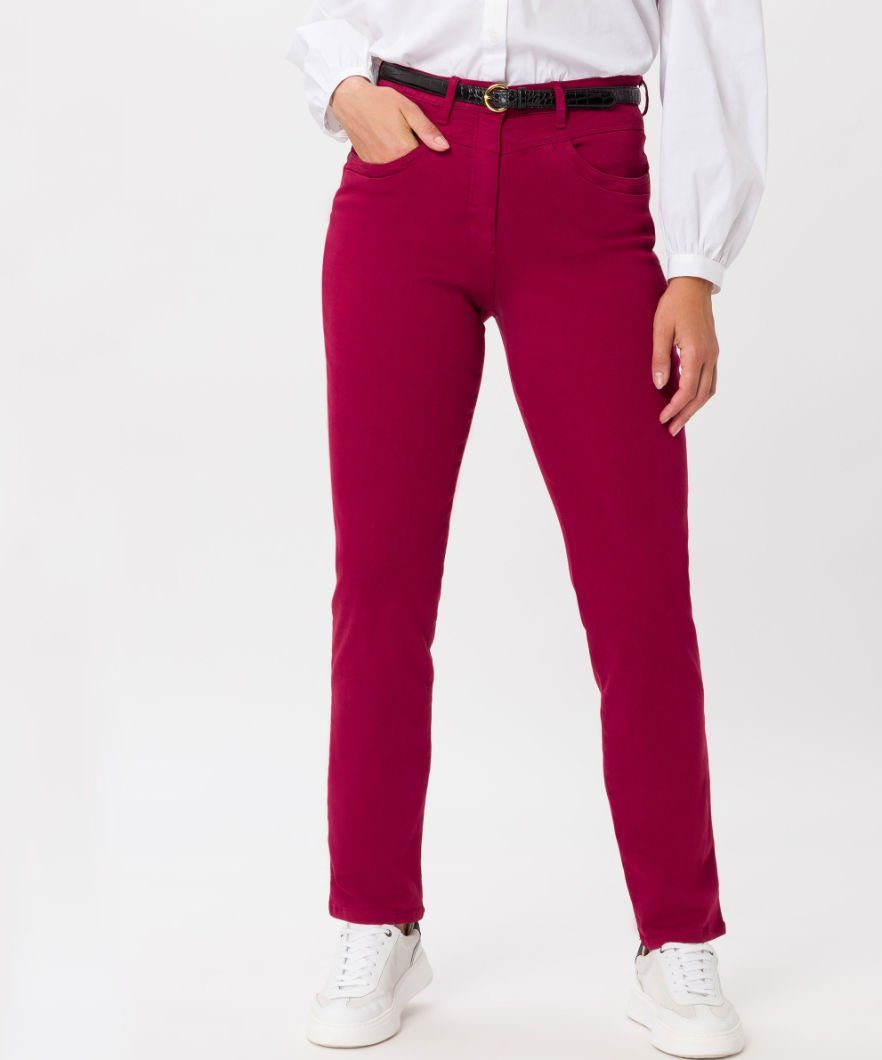 querelastischen aus Besteht NEW, by einem BRAX Style Baumwollmix CAREN 5-Pocket-Jeans hochwertigen, RAPHAELA