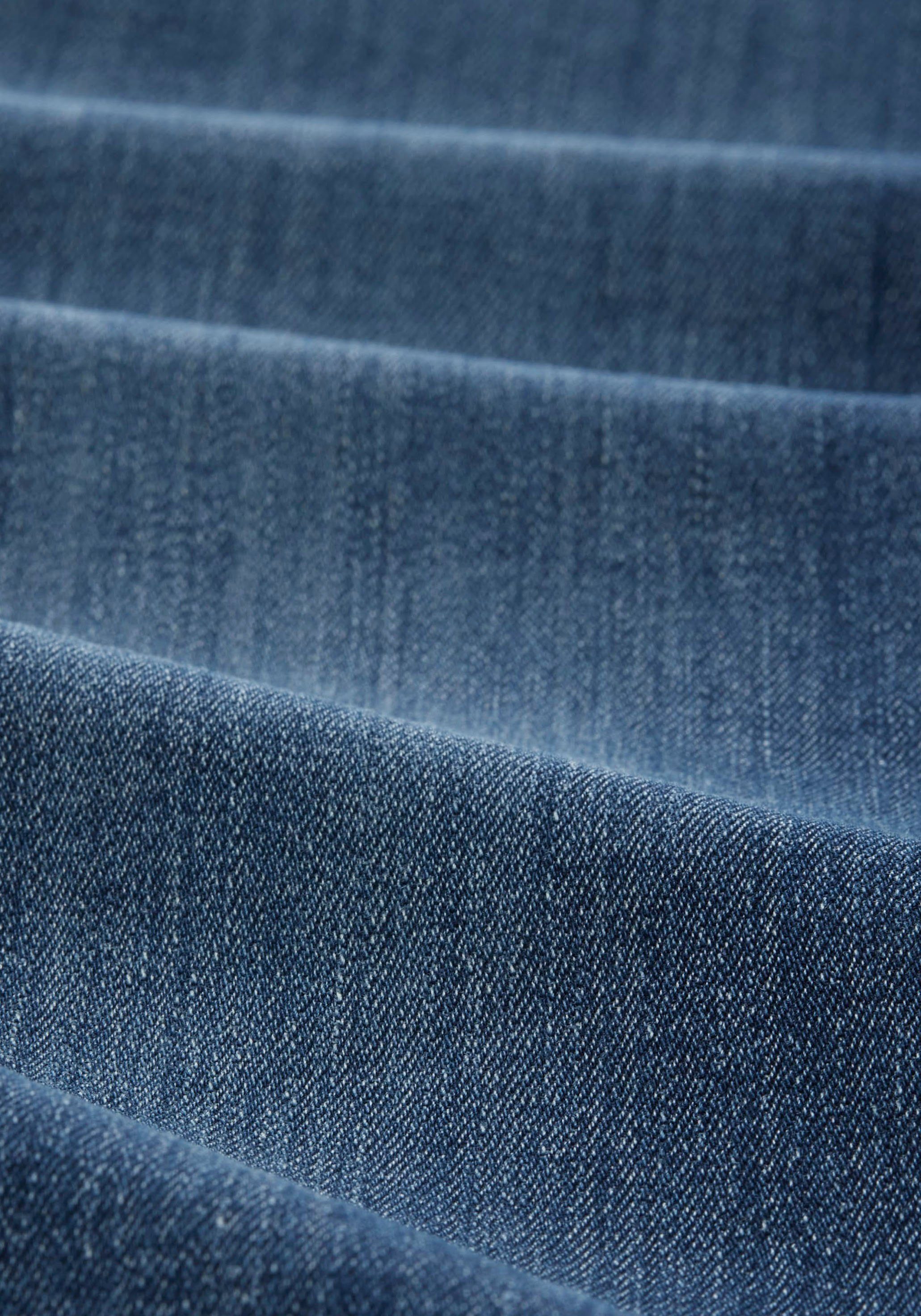 Push-Up TAILOR TOM Effekt mit used-mid-stone-blue Denim Skinny-fit-Jeans