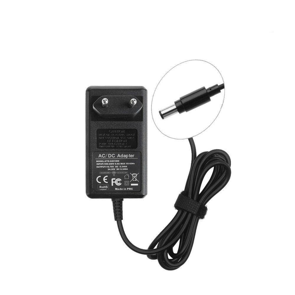 Trade-Shop Ladekabel passend für Dyson DC43 DC43H DC44 DC45 DC56 DC57 Netzteil (Stecker Eingang: EURO-Stecker / Ausgangsspannung: 24,35V DC, 348mA)