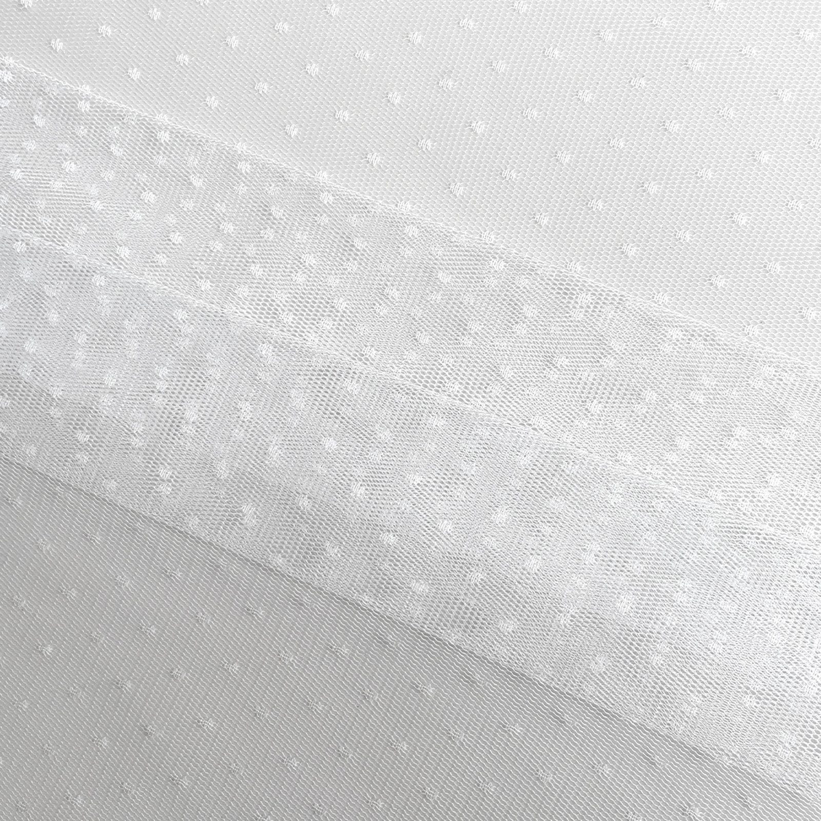 Rosnek Outdoorvorhang Moskitonetz Outdoor Vorhang Balkon, Punkte, Insektenschutz windfest (1 St), 1/2er Set, 30GSM dicht, Stangendurchzug, Pavillon Insektenschutz