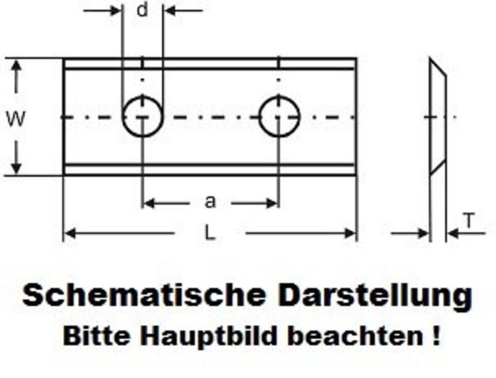 mit 29,5x9x1,5x14 Wendeplattenfräser Standard Wendeschneidplatten 10 Schneidkanten T10MG Tigra 4