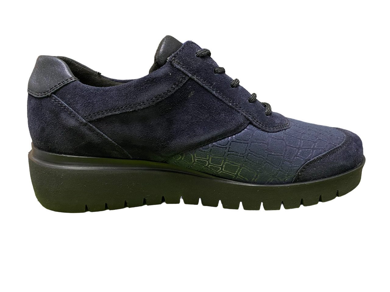 Waldläufer Waldläufer Damen Schnürschuh H-Florenz 711H01-311-519 notte marine Schnürschuh