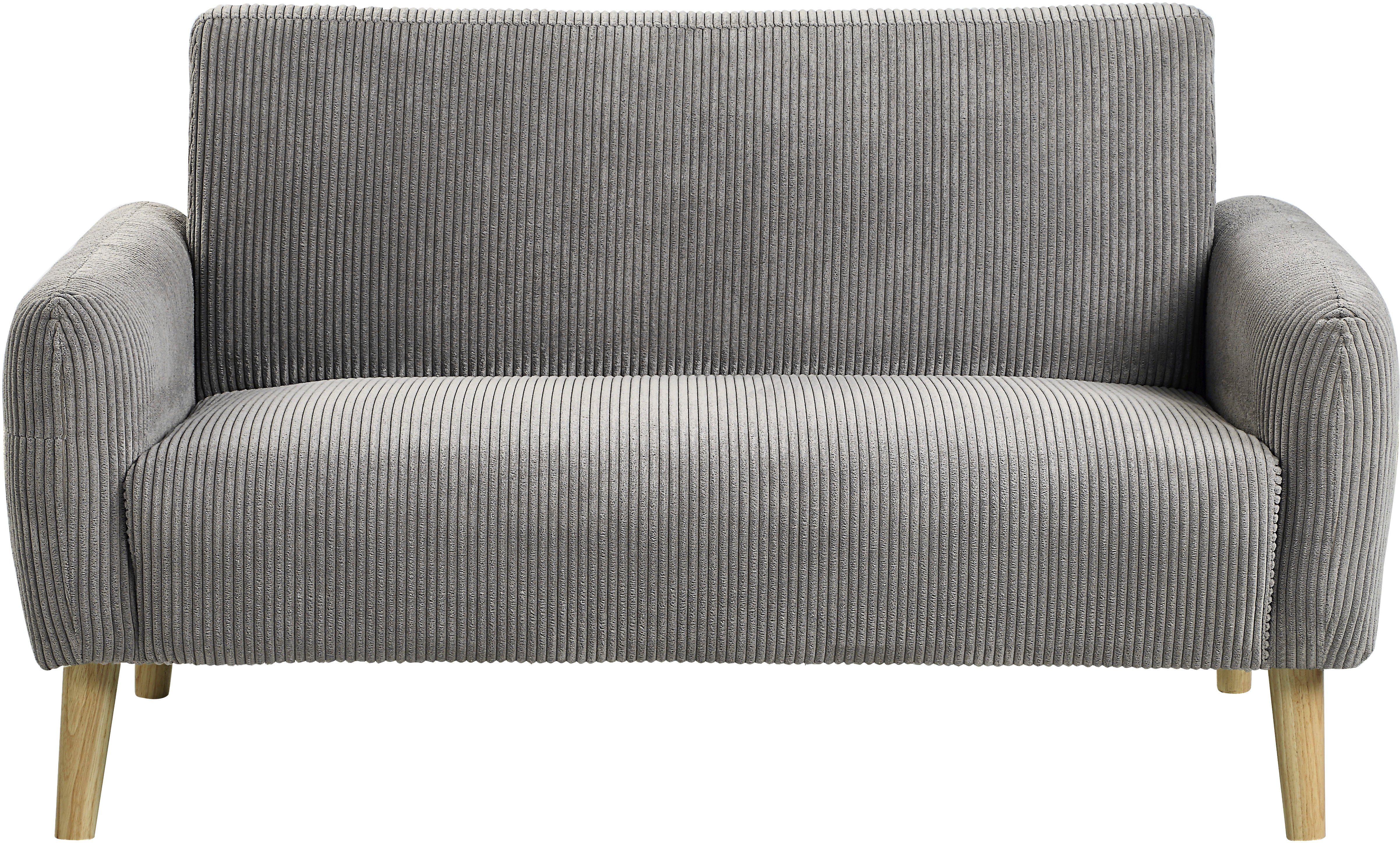 OTTO home 2-Sitzer Moby, mit Federkern, kleiner Tasche und in modernem Cordbezug