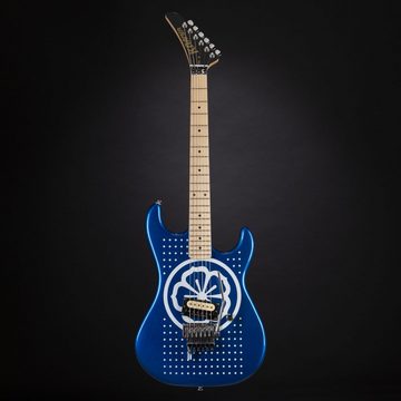 Kramer Guitars E-Gitarre, E-Gitarren, ST-Modelle, Baretta Custom Graphics "White Lotus" - E-Gitarre