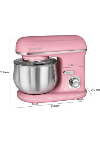 CLATRONIC Virtuvinis kombainas KM 3711 pink 1100 W 5 l Indas