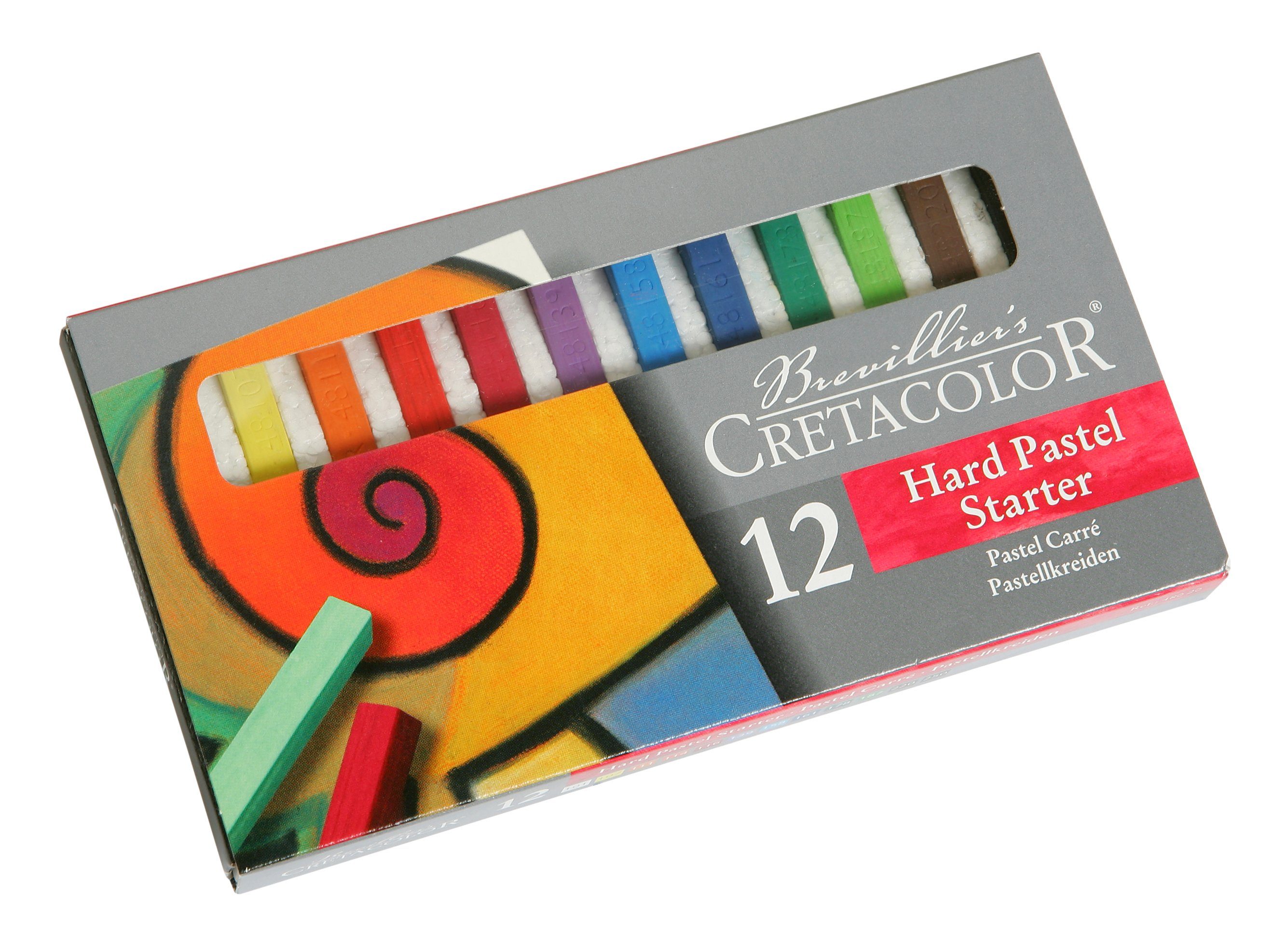 Brevilliers Cretacolor Malkreide Pastellkreide Set - Starter, zum Malen und Zeichnen als Starter - Made in Austria